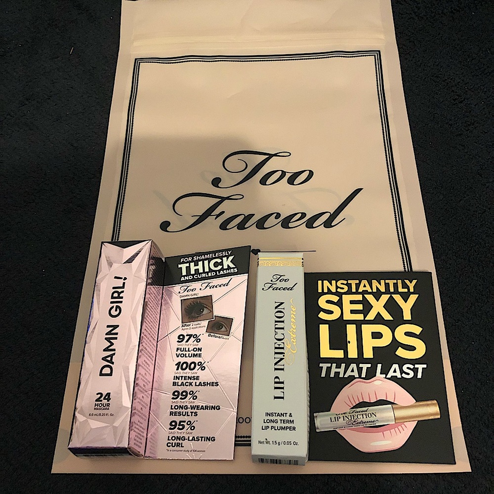 Too faced bundle - mascara and lip plumper NWT